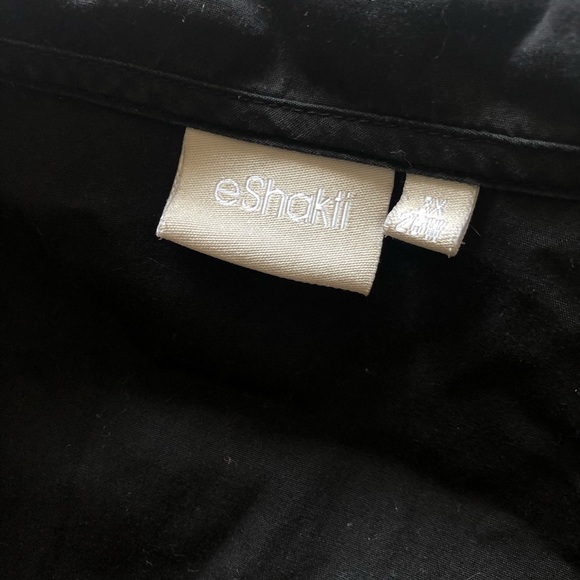 Eshakti Fit and Flare Cotton Shirt Dress Size 3x - Picture 4 of 13